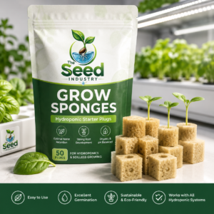 Hydroponic Grow Sponges – 50 Pack